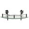 Alfi Brand Polished Chrm Corner Mount Dbl Glass Shower Shelf Bathroom Accessory AB9548 - alternate 6